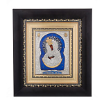 Икона "Богородица Остробрамская". Гальванопластика 21,5х19 см