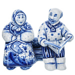 8827 Гжель Скульптура "Правда" Авт. Черновы Л.и В.  