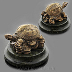 139161 Бронза Скульптура "Черепаха (денежная)"