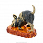 Статуэтка с янтарем "Собака Игруля", фотография 3. Интернет-магазин ЛАВКА ПОДАРКОВ