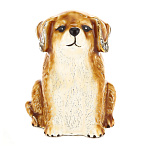 0016995-С Фаберже Сувенир НАПЕРСТОК "СОБАЧКА"  4,5см