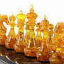 Шахматный ларец с фигурами из янтаря "Европа", фотография 7. Интернет-магазин ЛАВКА ПОДАРКОВ