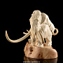 Скульптура из бивня мамонта "Мамонты на прогулке", фотография 1. Интернет-магазин ЛАВКА ПОДАРКОВ