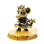 0047028/1491 Сувенир Мышь Красотка Сувенир (белый)