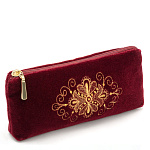 -ВЫВОД2000356972899 Очечник "Узор" бархат Разм. 8*18*1 Мод. 395 1567 п.х.с. РН69 АР, (0000002