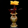 Сувенир "Цветок в вазе" (янтарь, оникс), фотография 3. Интернет-магазин ЛАВКА ПОДАРКОВ