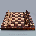 арохив14696-34,5см-КоролевскиеПЗР  ШАХМАТЫ дорожные Серия "Айс"34,5*17,5см (дерево)