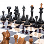 Шахматы с деревянными фигурами 48х48 см, фотография 1. Интернет-магазин ЛАВКА ПОДАРКОВ