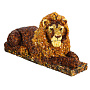 Скульптура из янтаря "Король лев", фотография 1. Интернет-магазин ЛАВКА ПОДАРКОВ