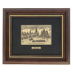  /15*19см Офорт черно-белый "Старая Москва.Храм Василия Блаженного"  