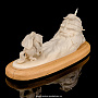 Скульптура из кости "Бой Руслана с головой", фотография 2. Интернет-магазин ЛАВКА ПОДАРКОВ