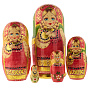 Матрешка "Орнамент" 5 мест, фотография 4. Интернет-магазин ЛАВКА ПОДАРКОВ