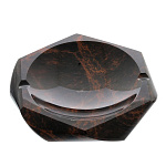 0054623/d=11см Обсидиан Пепельница Шестиугольная