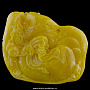 Эксклюзивный сувенир из цельного янтаря "Будда", фотография 3. Интернет-магазин ЛАВКА ПОДАРКОВ
