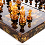Шахматы с инкрустацией из янтаря и янтарными фигурами "Африка", фотография 20. Интернет-магазин ЛАВКА ПОДАРКОВ