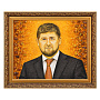 Картина янтарная "Кадыров" 40х50 см, фотография 6. Интернет-магазин ЛАВКА ПОДАРКОВ