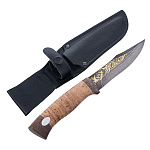 Нож сувенирный из дамасской стали "Олимп-6". Златоуст