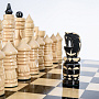 Шахматы деревянные "Резные" 30х30 см, фотография 5. Интернет-магазин ЛАВКА ПОДАРКОВ