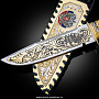 Нож сувенирный "Триколор". Златоуст, фотография 5. Интернет-магазин ЛАВКА ПОДАРКОВ