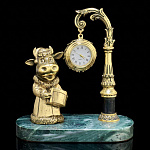 0055197 Бронза Часы "Буренка" (1.87)