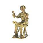 0027067 Бронза СКУЛЬПТУРА "САПОЖНИК"  5,5см 