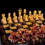 Шахматы в ларце с янтарными фигурами "Балтийское солнце", фотография 3. Интернет-магазин ЛАВКА ПОДАРКОВ