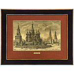  /42*55смцв-паспарту Офорт черно-белый "Москва. Покровский собор"ЦВ-ПАСП  