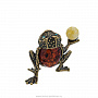 Статуэтка с янтарем "Лягушка с подарком", фотография 5. Интернет-магазин ЛАВКА ПОДАРКОВ