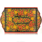 0020278 Хохлома ПОДНОС ПРЯМОУГОЛЬНЫЙ в ассортименте