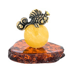 0071841/513 Рыбка Золотая на шарике Сувенир (комбинированный)