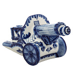 006491 Гжель ШТОФ "ПУЛЕМЕТ" 1,0л