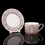 Чайная пара 300 мл "Барокко". Форма Идиллия. ИФЗ