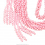 Шейное украшение из горного хрусталя "Жгут". Розовый, фотография 3. Интернет-магазин ЛАВКА ПОДАРКОВ