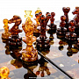 Шахматы с инкрустацией из янтаря и янтарными фигурами "Африка", фотография 22. Интернет-магазин ЛАВКА ПОДАРКОВ