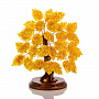 Денежное дерево из янтаря (30 листьев), фотография 1. Интернет-магазин ЛАВКА ПОДАРКОВ