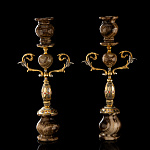 0026800 Златоуст НАБОР ПОДСВЕЧНИКОВ (большие) 2шт