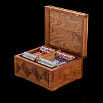 0066075/RTР-202.L Набор покерный: "Банковский мост" 250 фишек,2 колоды карт.