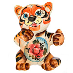 0068440 Скульптура "Тигренок"  выс.9см керамика