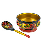 0021710 Хохлома Набор для супа "Аппетит" Рябина 2 пр. (в/кат.) 64500000002 