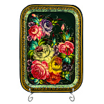 Поднос с авторской росписью 36х26 см