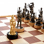 Шахматы деревянные с металлическими фигурами "Полтавская битва", фотография 13. Интернет-магазин ЛАВКА ПОДАРКОВ