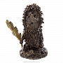 Бронзовая статуэтка "Ежик с листочком", фотография 2. Интернет-магазин ЛАВКА ПОДАРКОВ