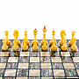 Шахматный ларец с натуральным перламутром и фигурами из янтаря, фотография 12. Интернет-магазин ЛАВКА ПОДАРКОВ