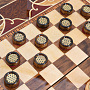 Нарды-шашки деревянные маркетри "Самарканд" 49х25 см, фотография 8. Интернет-магазин ЛАВКА ПОДАРКОВ
