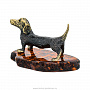 Статуэтка с янтарем "Собака такса Паро", фотография 3. Интернет-магазин ЛАВКА ПОДАРКОВ