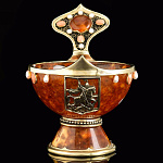 16043-Б Янтарь Чаша "Державная" в ПУ Бронза