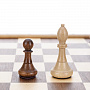 Шахматный ларец с деревянными фигурами 33х33 см, фотография 4. Интернет-магазин ЛАВКА ПОДАРКОВ
