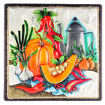 /1205 ПАННО настенное 40*30см (керамика, дерево)