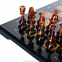 Шахматы с инкрустацией и фигурами из янтаря "Жемчужина Африки" 42х42 см, фотография 9. Интернет-магазин ЛАВКА ПОДАРКОВ
