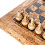 Шахматы из карельской березы с деревянными фигурами "Непобедимые" 45х45 см, фотография 4. Интернет-магазин ЛАВКА ПОДАРКОВ